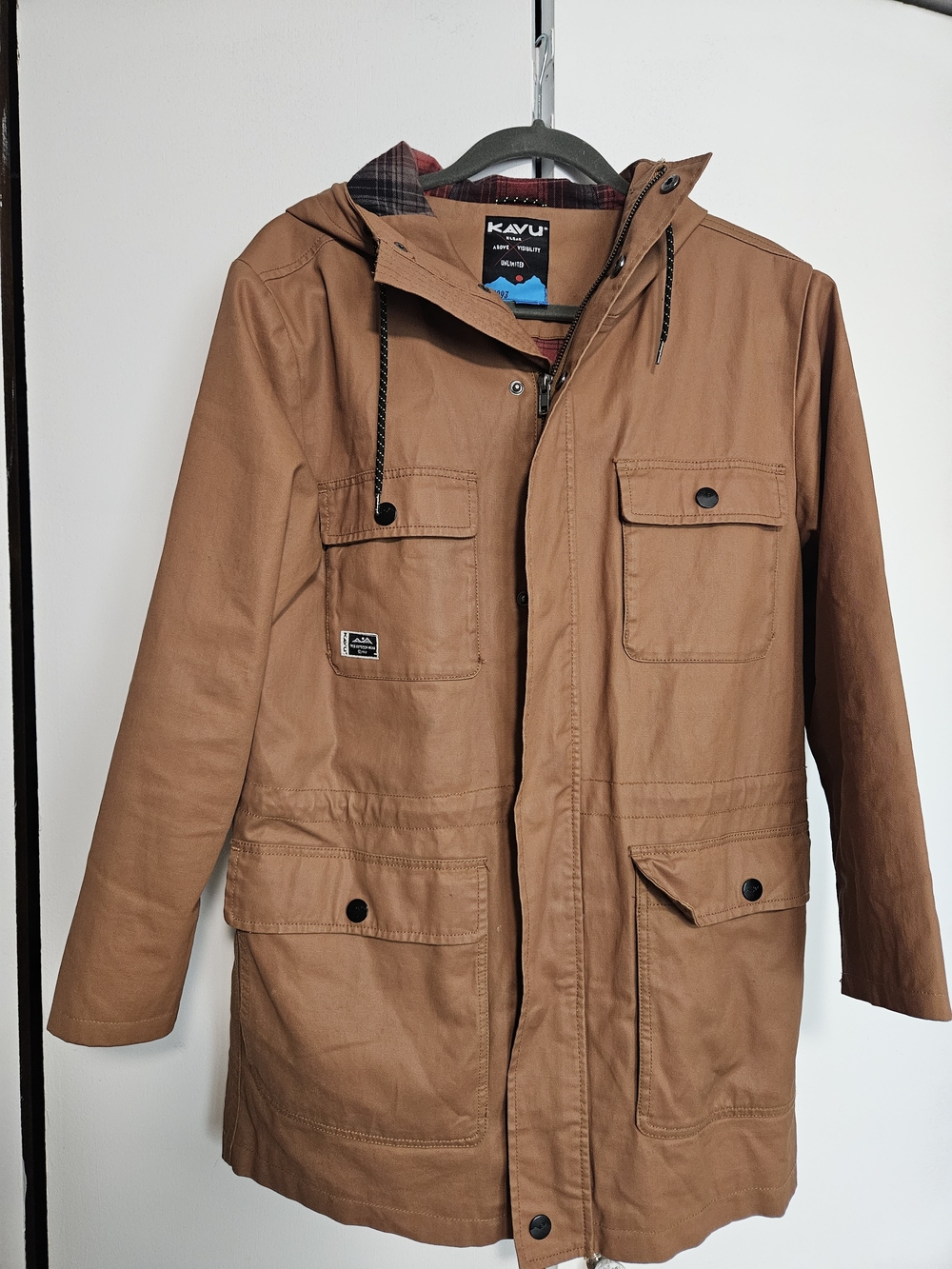 KAVU Tan Hooded Jacket